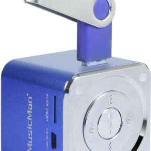 Głośnik Technaxx MusicMan Mini, microSD, AUX-IN, 3 W, 3 h pracy baterii, niebieski Głośnik Technaxx MusicMan Mini, microSD, AUX-IN, 3 W, 3 h pracy baterii, niebieski