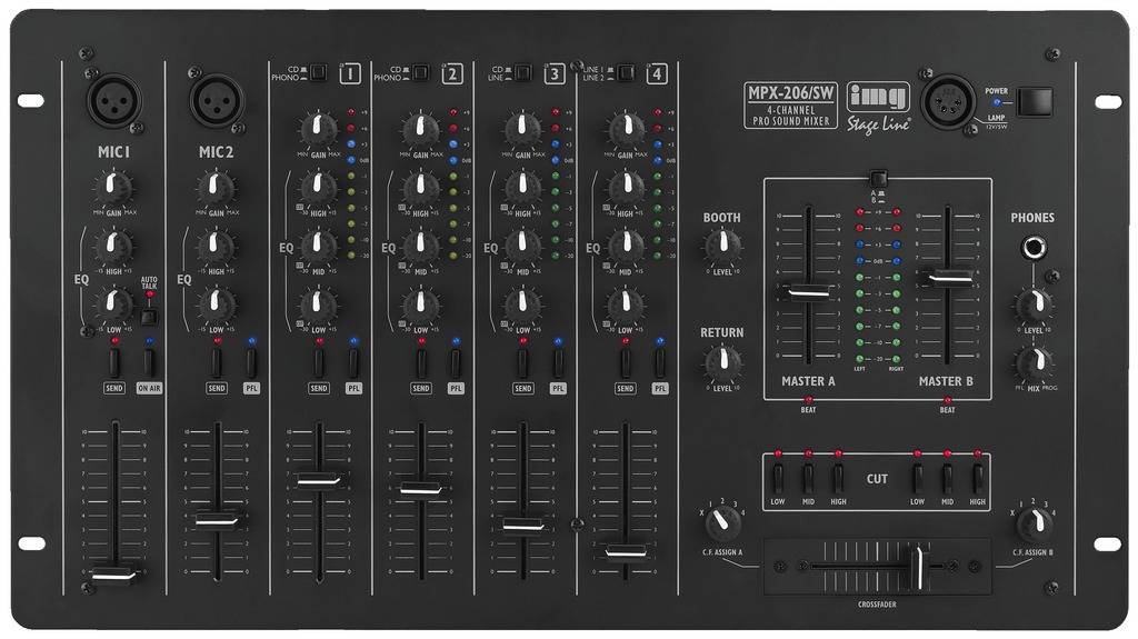 IMG Stageline MPX-206/SW Mikser DJ - obrazek 1