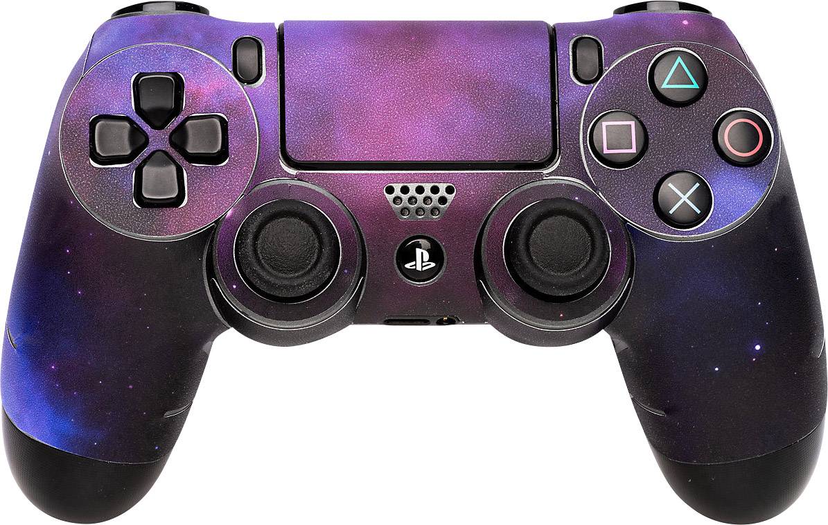 Software Pyramide Controller Skin Galaxy Violet Pokrowiec PS4 - obrazek 1