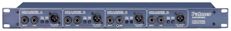 Palmer Musicals Instruments PAN 03 PASS DI Box, pasywny 19
