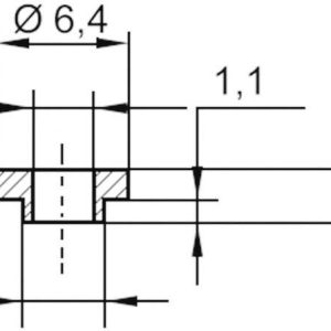ASSMANN WSW V5731 Gniazdo izolacyjne 1 szt. Średnica zewnętrzna: 6.4 mm, 3.8 mm Średnica wewnętrzna: 3.1 mm ASSMANN WSW V5731 Gniazdo izolacyjne 1 szt. Średnica zewnętrzna: 6.4 mm, 3.8 mm Średnica wewnętrzna: 3.1 mm