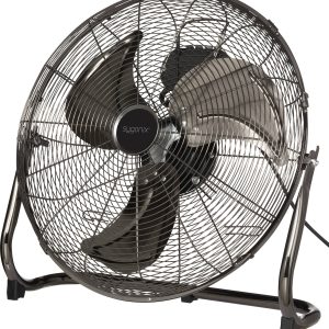 Sygonix Wentylator podłogowy 120 W (Ø x W) 540 mm x 540 mm czarny Sygonix Wentylator podłogowy 120 W (Ø x W) 540 mm x 540 mm czarny