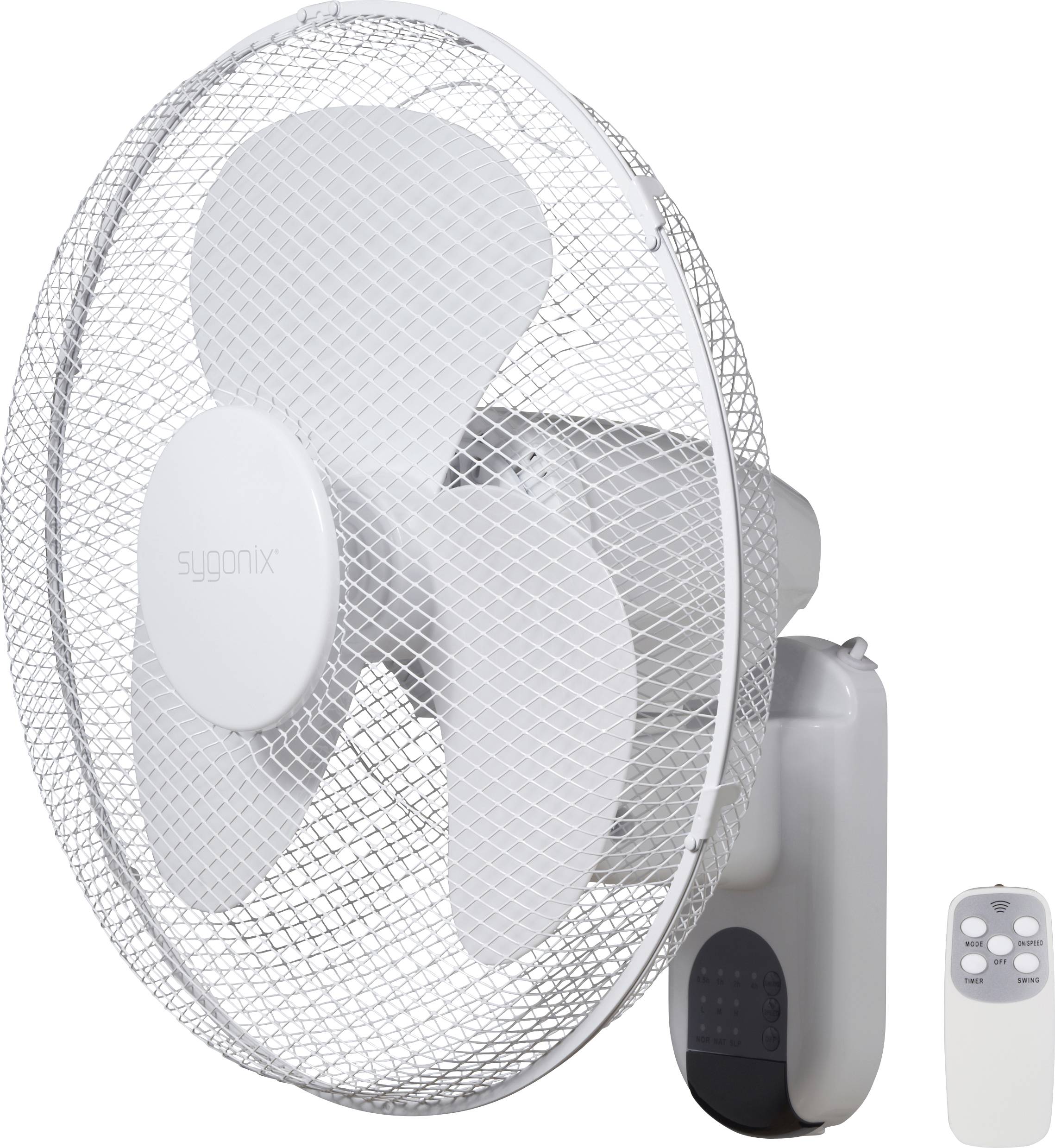 Sygonix Wentylator ścienny 45 W (Ø x W) 430 mm x 480 mm biały - obrazek 1