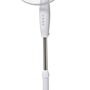 Sygonix Wentylator stojący 50 W (Ø x W) 600 mm x 1200 mm biały oscylacje, regulowana wysokość Sygonix Wentylator stojący 50 W (Ø x W) 600 mm x 1200 mm biały oscylacje, regulowana wysokość