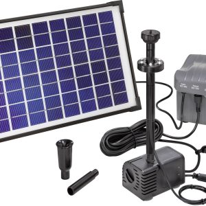 Esotec Napoli LED 101774 Pompa solarna – zestaw z oświetleniem, z zapasowym akumulatorem Esotec Napoli LED 101774 Pompa solarna – zestaw z oświetleniem, z zapasowym akumulatorem