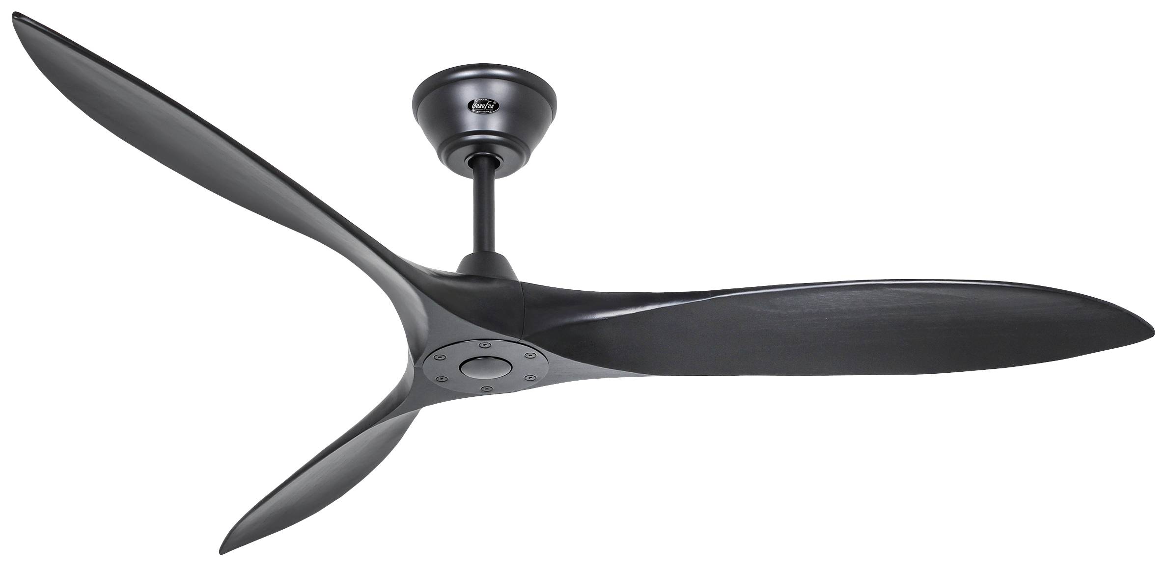 CasaFan ECO AIRSCREW 152 MS-MS Wentylator sufitowy 28 W (Ø x W) 1520 mm x 275 mm czarny (matowy) pilot zdalnego sterowan - obrazek 1