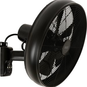 Lucci AIR BK Wentylator ścienny 50 W (Ø x W) 410 mm x 460 mm czarny ruch wahadłowy Lucci AIR BK Wentylator ścienny 50 W (Ø x W) 410 mm x 460 mm czarny ruch wahadłowy