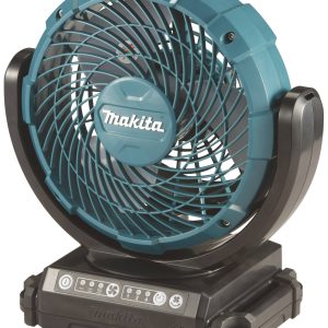 Makita CF101DZ Wentylator podłogowy (Ø x W) 180 mm x 284 mm turkusowy, czarny oscylacje Makita CF101DZ Wentylator podłogowy (Ø x W) 180 mm x 284 mm turkusowy, czarny oscylacje