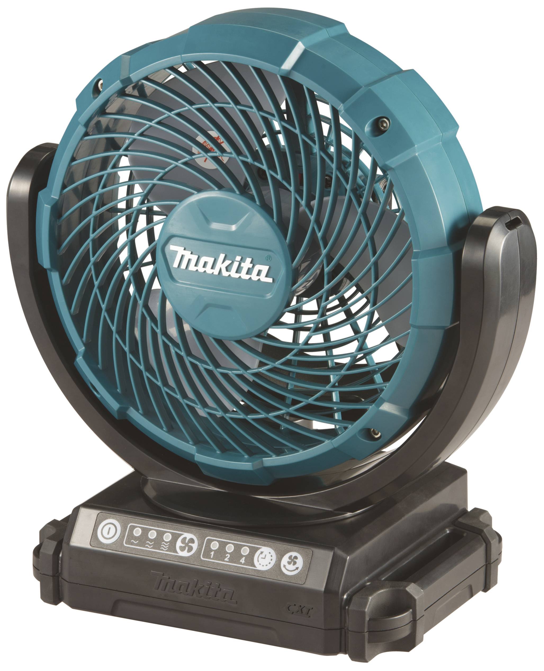 Makita CF101DZ Wentylator podłogowy (Ø x W) 180 mm x 284 mm turkusowy, czarny oscylacje - obrazek 1