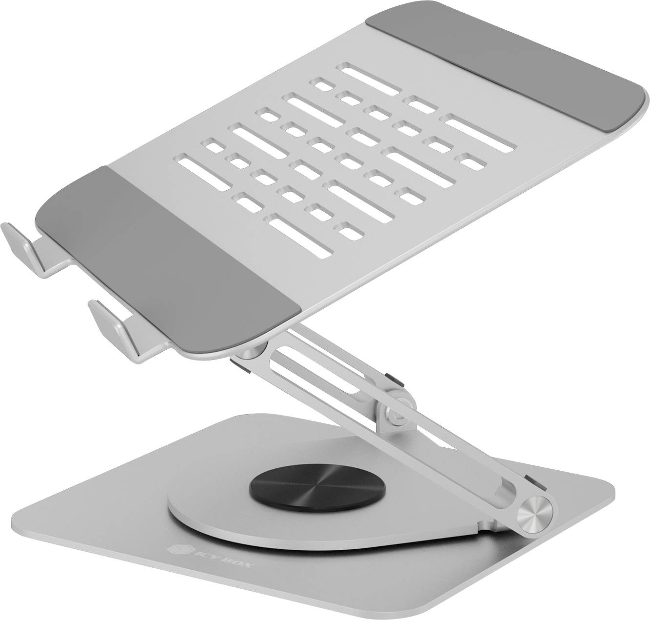 Podstawka pod notebooka ICY BOX IB-NH300-R obrotowy, regulacja wysokości, składany - obrazek 1