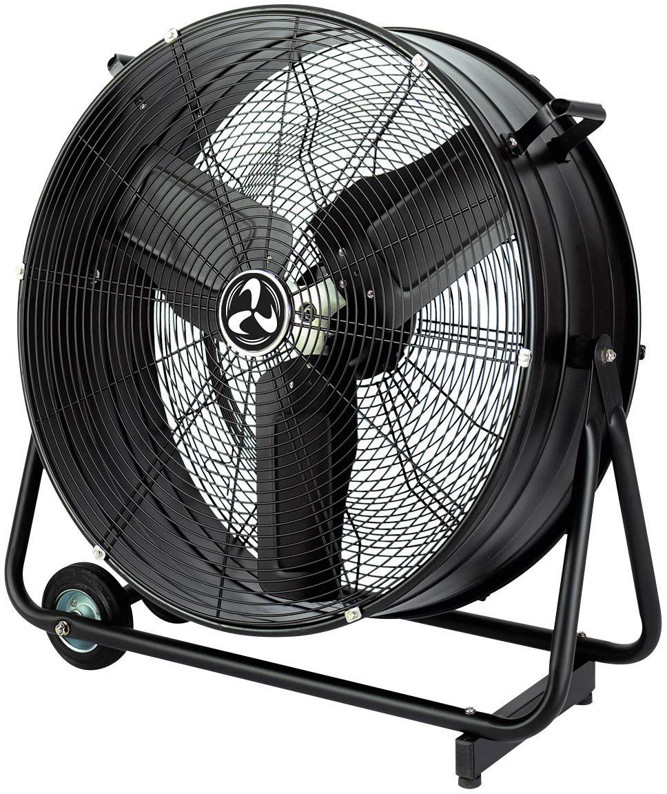 CasaFan DF600 Eco IP54 SL Wentylator podłogowy 123 W (Ø x W) 65 cm x 77 cm czarny (matowy) ruch wahadłowy - obrazek 1