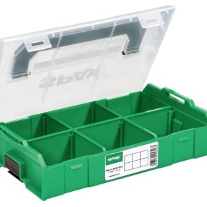 SPAX Walizka (D x S x W) 275 x 155 x 65 mm Ilość przegród: 6 Opis 1 szt. SPAX Walizka (D x S x W) 275 x 155 x 65 mm Ilość przegród: 6 Opis 1 szt.