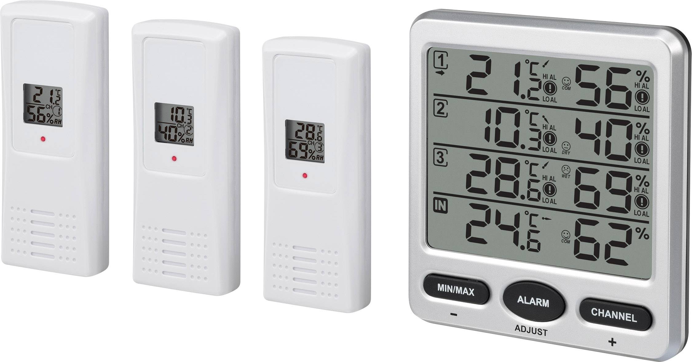 Termohigrometr Renkforce TF0073, -40 do +60 °C, 10 do 99 % - obrazek 1