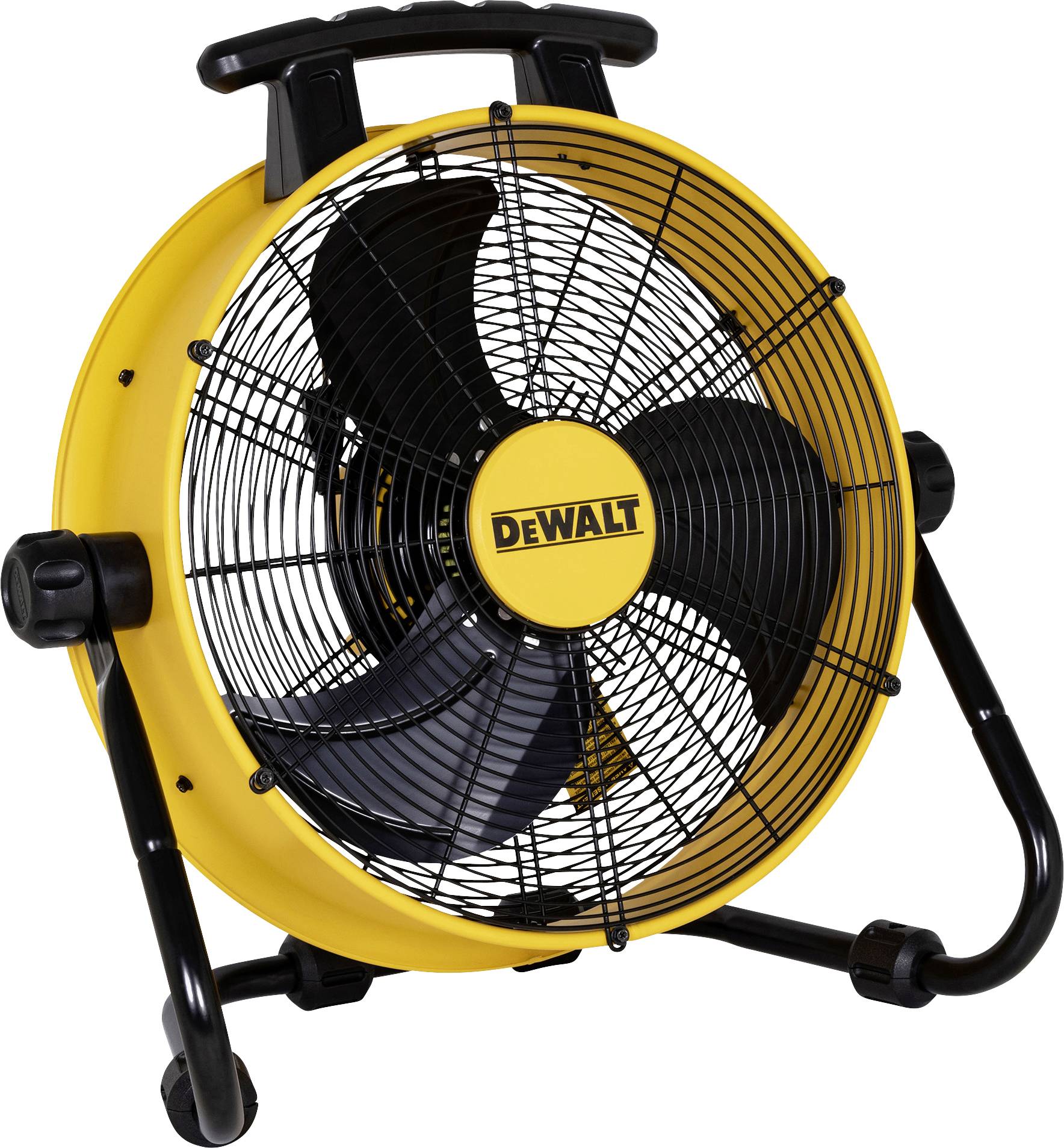 DEWALT DXF1853 Wentylator podłogowy 110 W (Ø x W) 620 mm x 610 mm żółty - obrazek 1