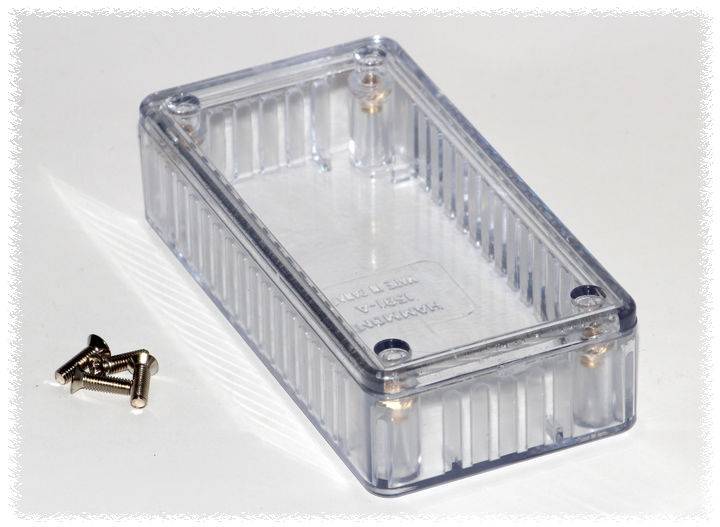 Obudowa uniwersalna Hammond Electronics, poliwęglan, naturalny, (D x S x W) 100 x 50 x 25 mm, 1 szt. - obrazek 1