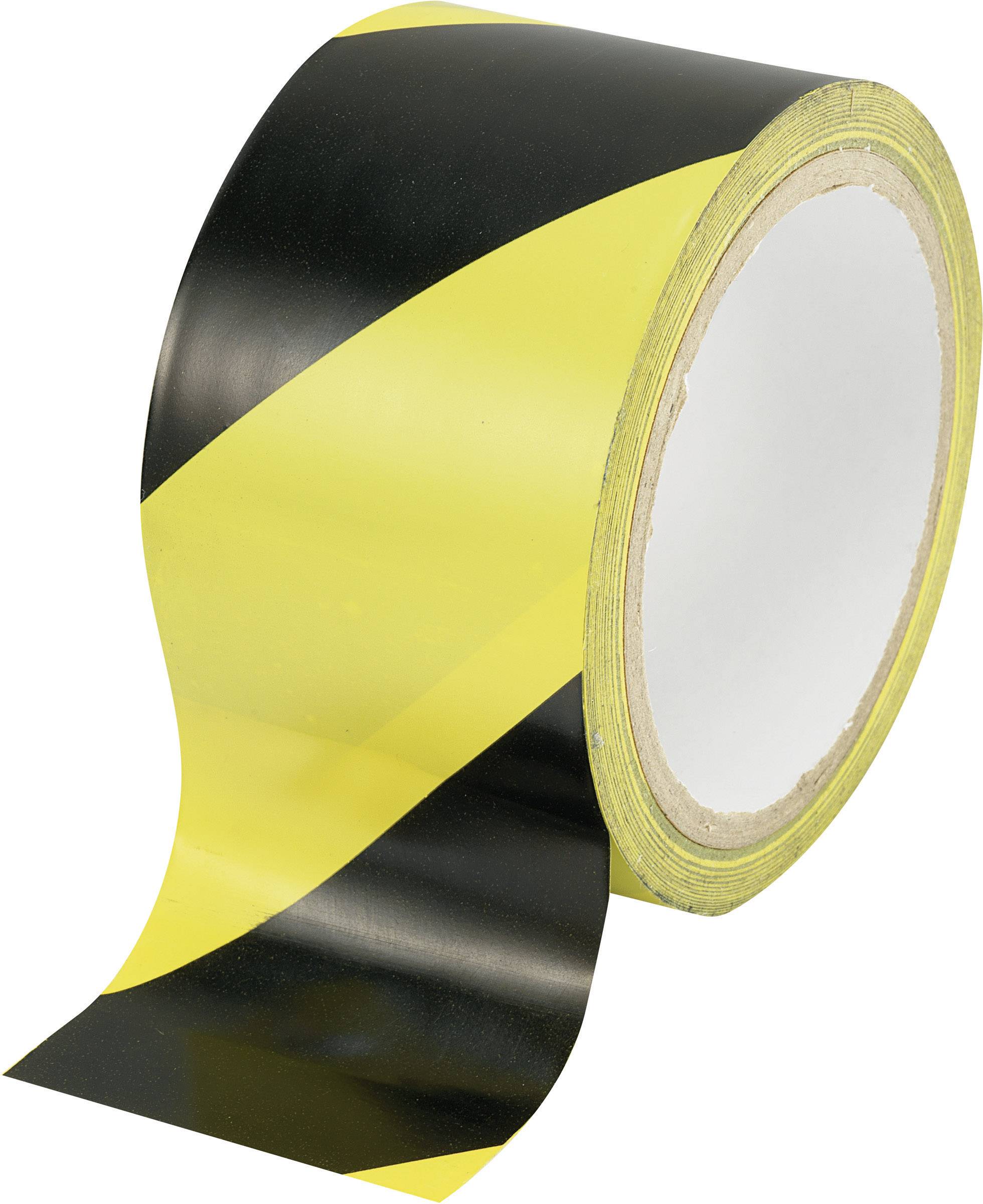 Taśma ostrzegawcza TOOLCRAFT WT-YB 1564134 WT-YB (D x S) 18 m x 48 mm 18 m 1 szt. - obrazek 1