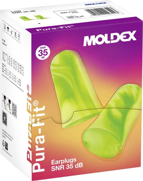 Moldex 770001 Pura-Fit Zatyczki do uszu 35 dB jednorazowa EN 352-2 200 par(a)
