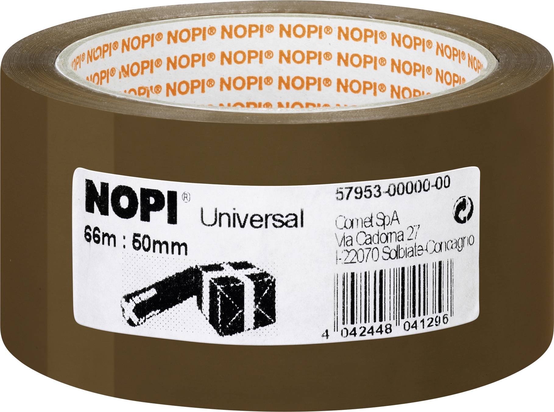 Taśma pakowa Nopi 57953-00000-00, (D x S) 66 m x 50 mm, 66 m, 1 szt. - obrazek 1