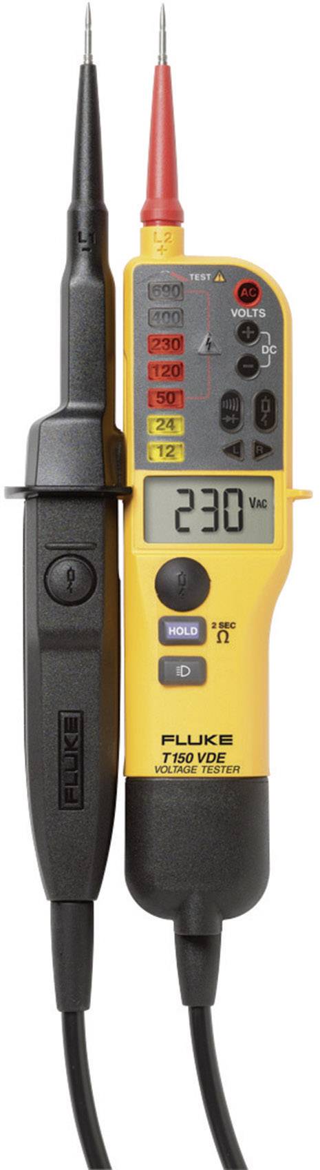 Dwubiegunowy tester napięcia Fluke T150 CAT III 690 V, CAT IV 600 V - obrazek 1