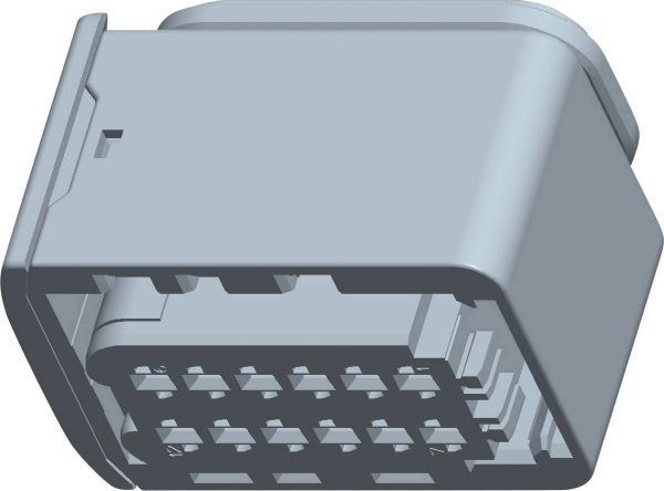 TE Connectivity 1-1703639-1 Obudowa złącza pin żeńskiego na kabel HDSCS, MCP, automotive, piny: 12, 1 szt.