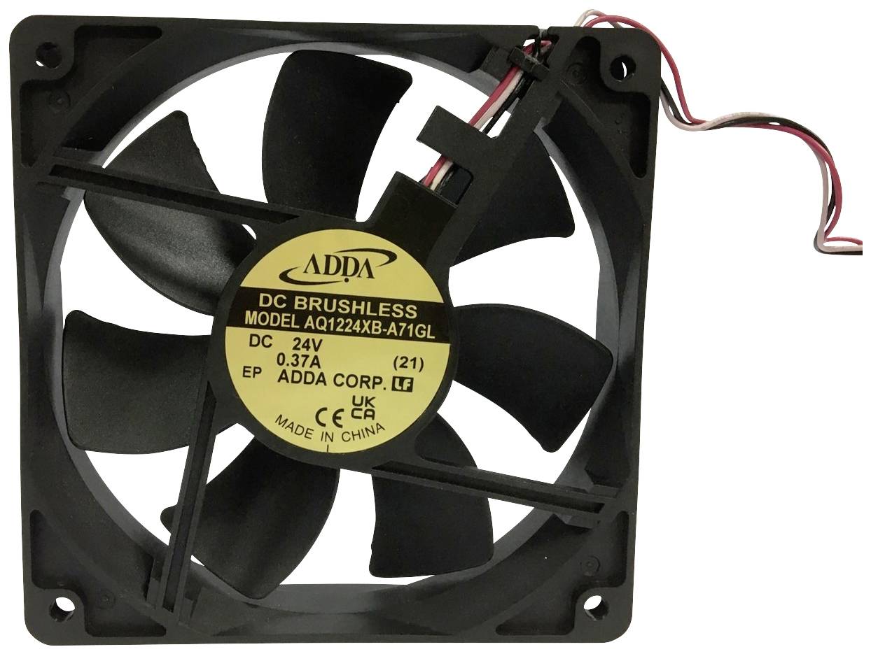 Wentylator osiowy ADDA AQ1224XB-A71GL(21), 24 V/DC, (D x S x W) 120 x 120 x 25 mm - obrazek 1
