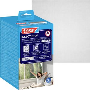tesa 55296-00000-00 Ekran pyłkowy (S x W) 1500 mm x 1800 mm antracytowy 1 szt. tesa 55296-00000-00 Ekran pyłkowy (S x W) 1500 mm x 1800 mm antracytowy 1 szt.