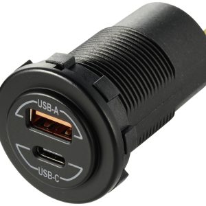 Gniazdo do zabudowy Power-Delivery USB, 60W VOLTCRAFT VC-PD 60W 12/24V 12/24 V Gniazdo do zabudowy Power-Delivery USB, 60W VOLTCRAFT VC-PD 60W 12/24V 12/24 V