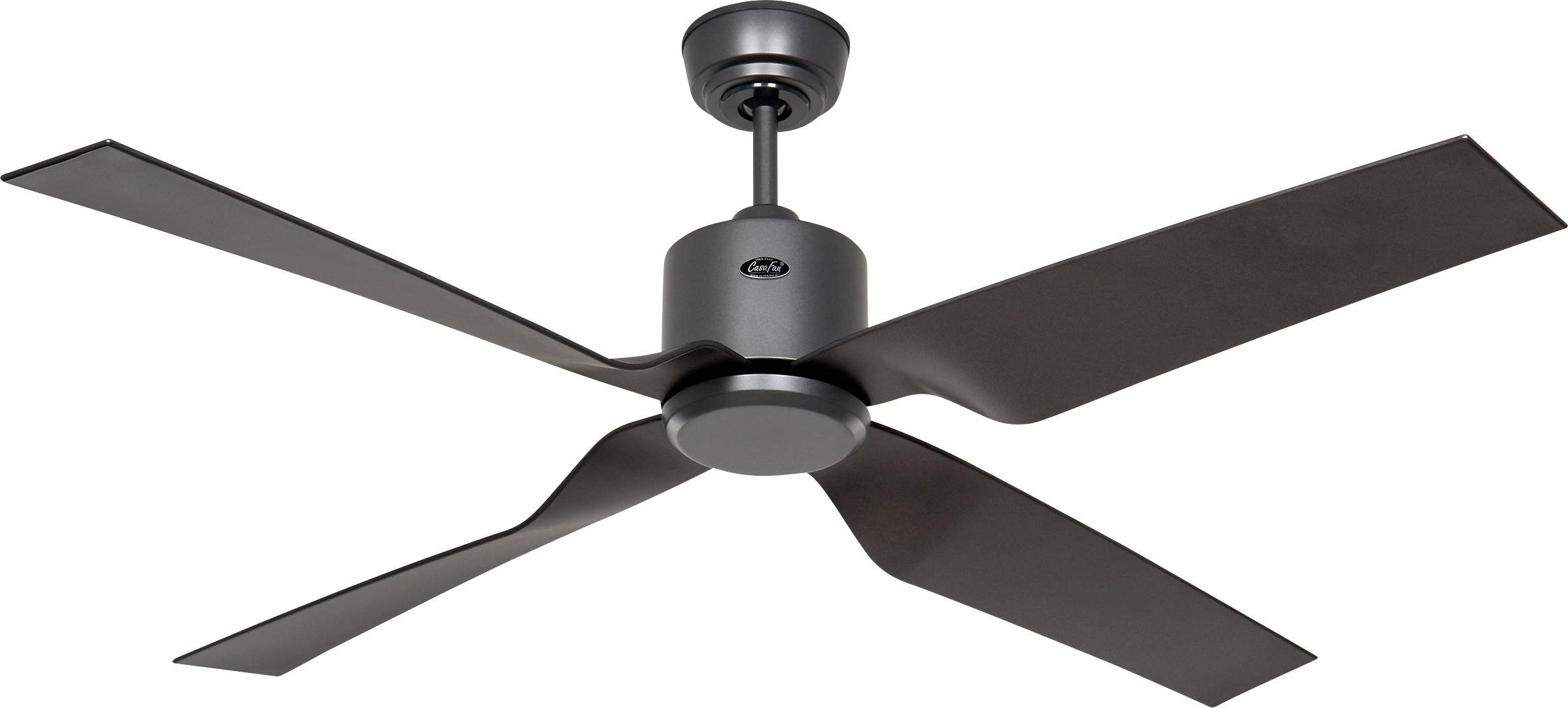CasaFan ECO VENTOS IP44 132 BG-BG WiFi Flügel basaltgrau Wentylator sufitowy 26 W (Ø x W) 132 cm x 435 mm ciemnoszary pi - obrazek 1