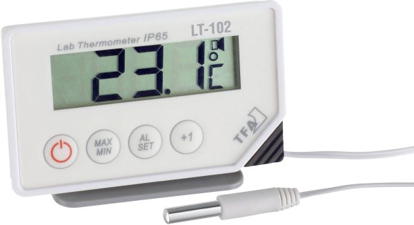 TFA Dostmann LT-102 Termometr przewodowy biały 30.1034.K