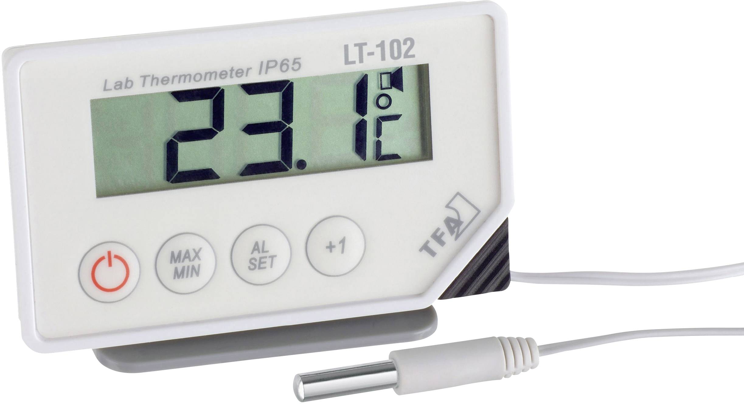TFA Dostmann LT-102 Termometr przewodowy biały 30.1034.K - obrazek 1