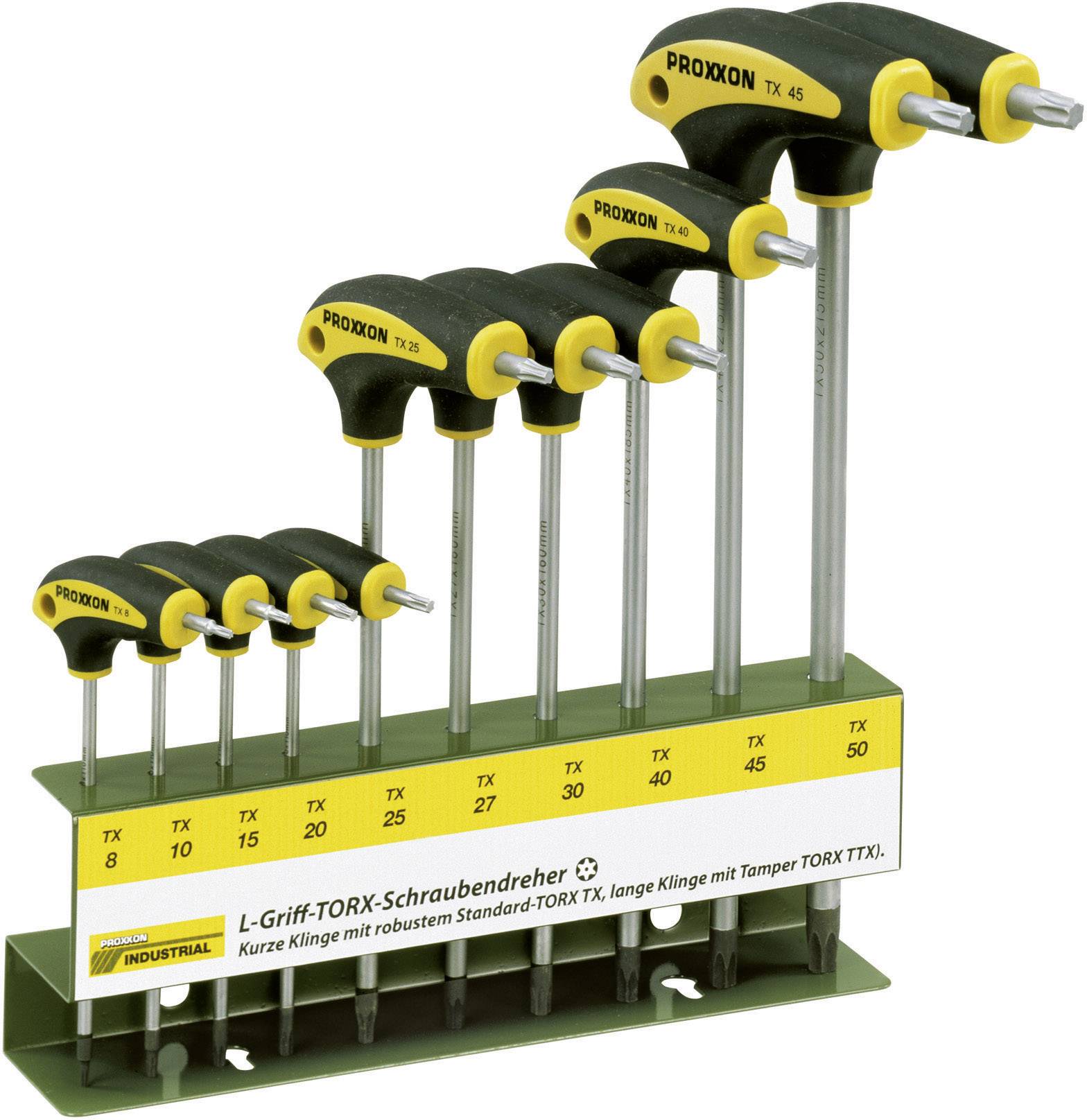 Zestaw wkrętaków Proxxon Industrial BO L-hantag 22652 - obrazek 1