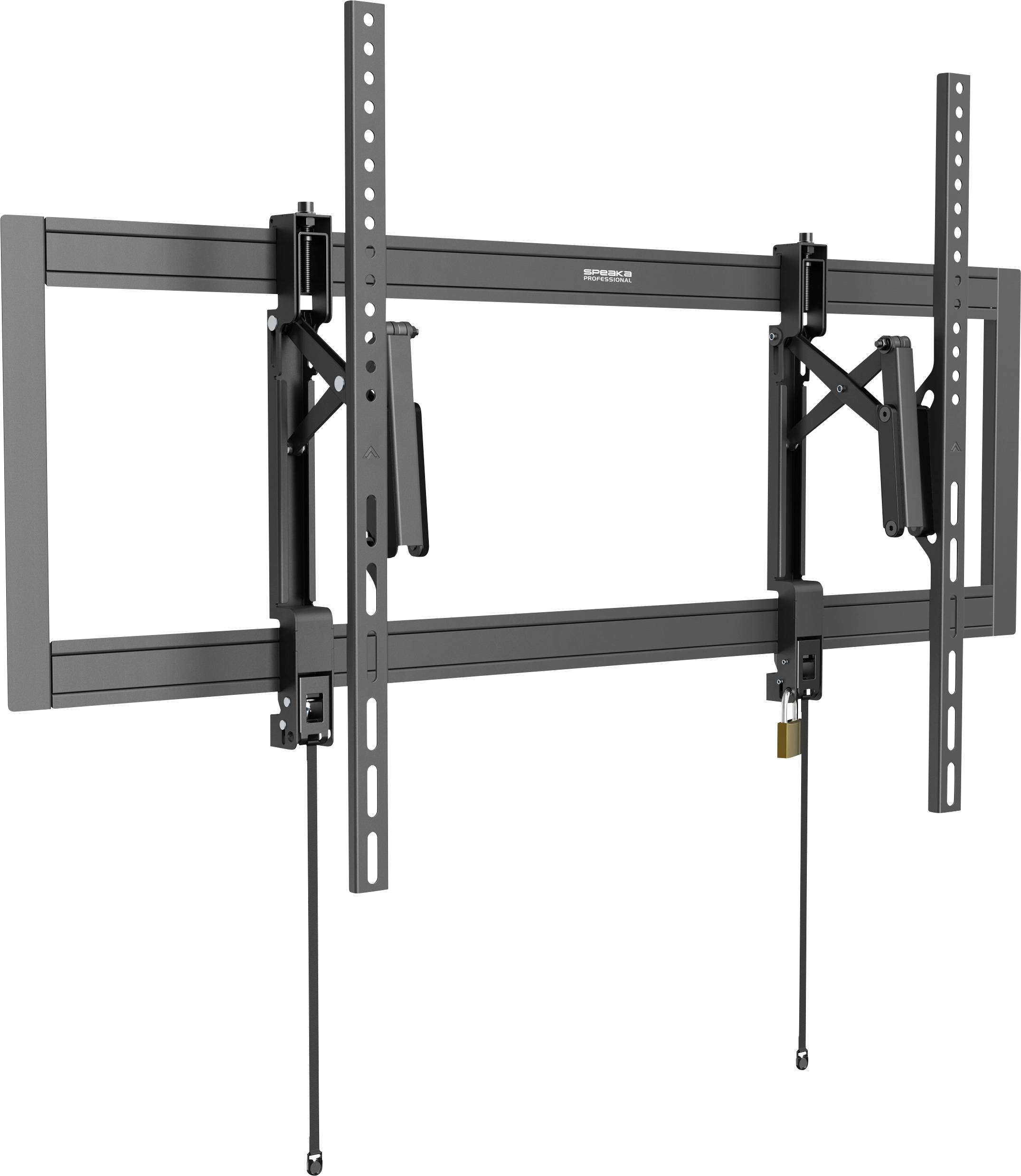 SpeaKa Professional SP-TVM-1500 Uchwyt ścienny do telewizora 139,7 cm (55") - 267,0 cm (105") Uchylny, Przenośny z zabez - obrazek 1
