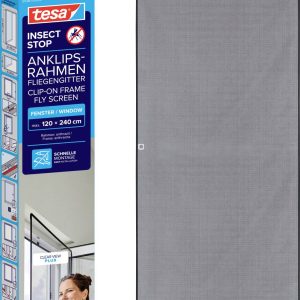 tesa Insect Stop 55360-00002-00 Moskitiera (S x W) 1.2 m x 2.4 m antracytowy 1 szt. tesa Insect Stop 55360-00002-00 Moskitiera (S x W) 1.2 m x 2.4 m antracytowy 1 szt.