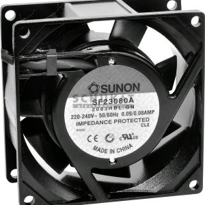 Sunon SF23080A2083HBL Wentylator osiowy 230 V/AC 40.78 m³/h (D x S x W) 80 x 80 x 38 mm Sunon SF23080A2083HBL Wentylator osiowy 230 V/AC 40.78 m³/h (D x S x W) 80 x 80 x 38 mm