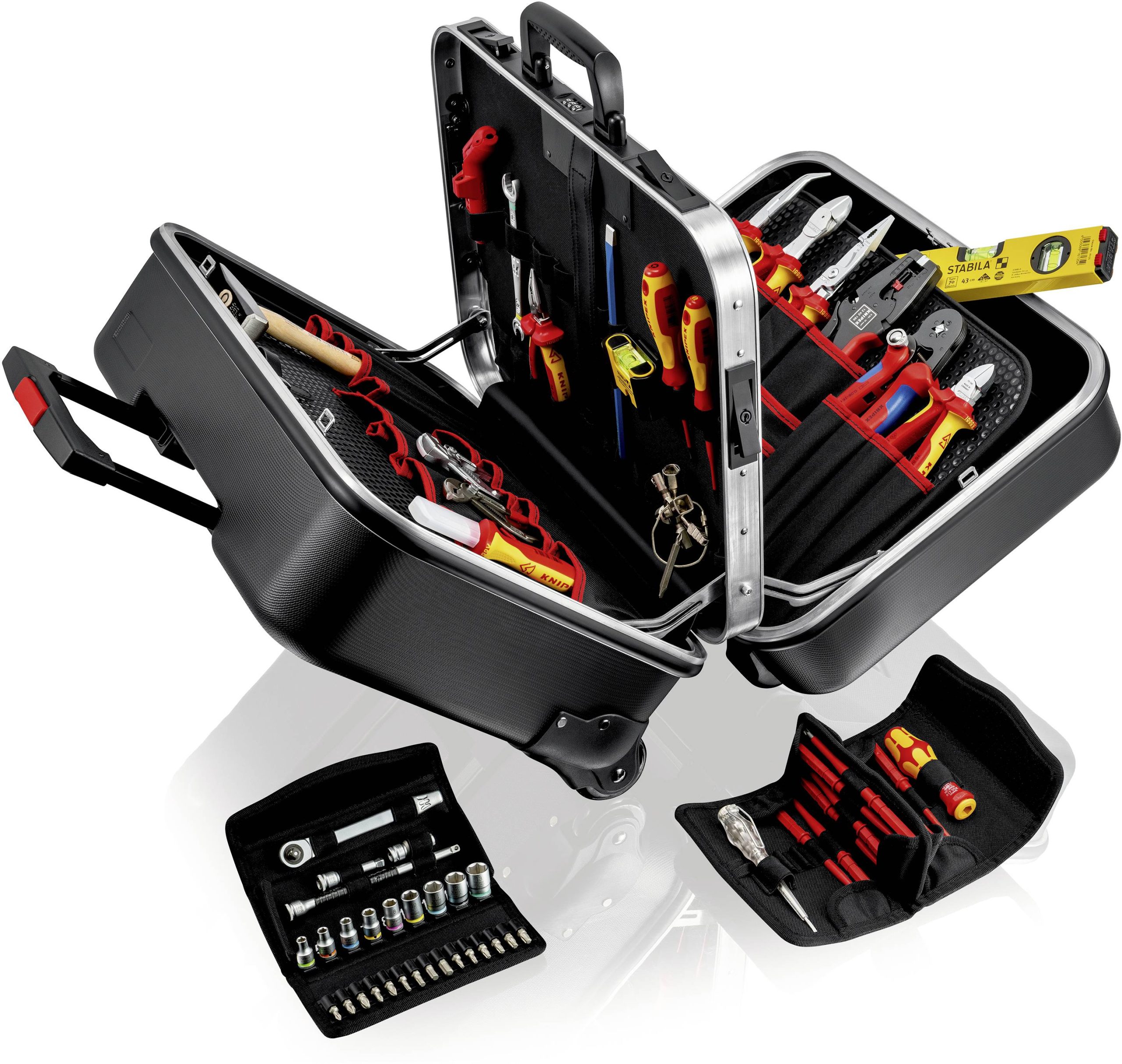 Walizka narzędziowa z wyposażeniem Knipex BigTwin 00 21 41 - obrazek 1
