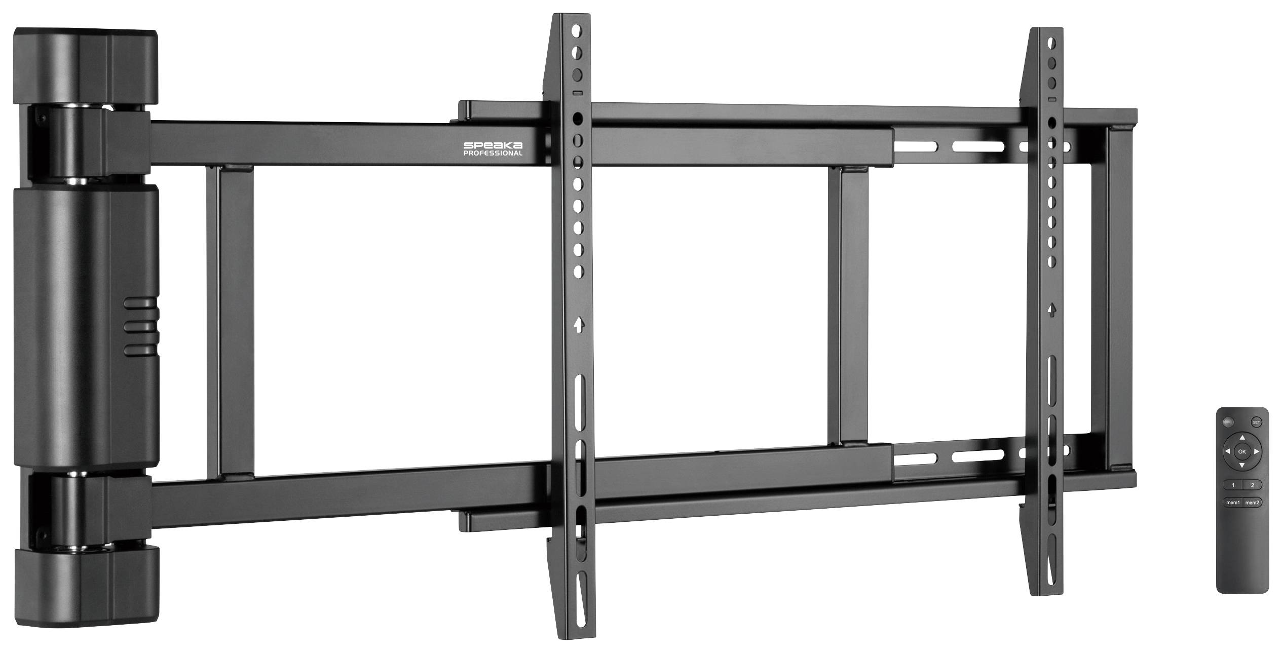 Uchwyt ścienny do telewizora z napędem SpeaKa Professional SP-TVM-701, Maks. udźwig: 50 kg, 81,3 cm (32") - 190,5 cm (75 - obrazek 1