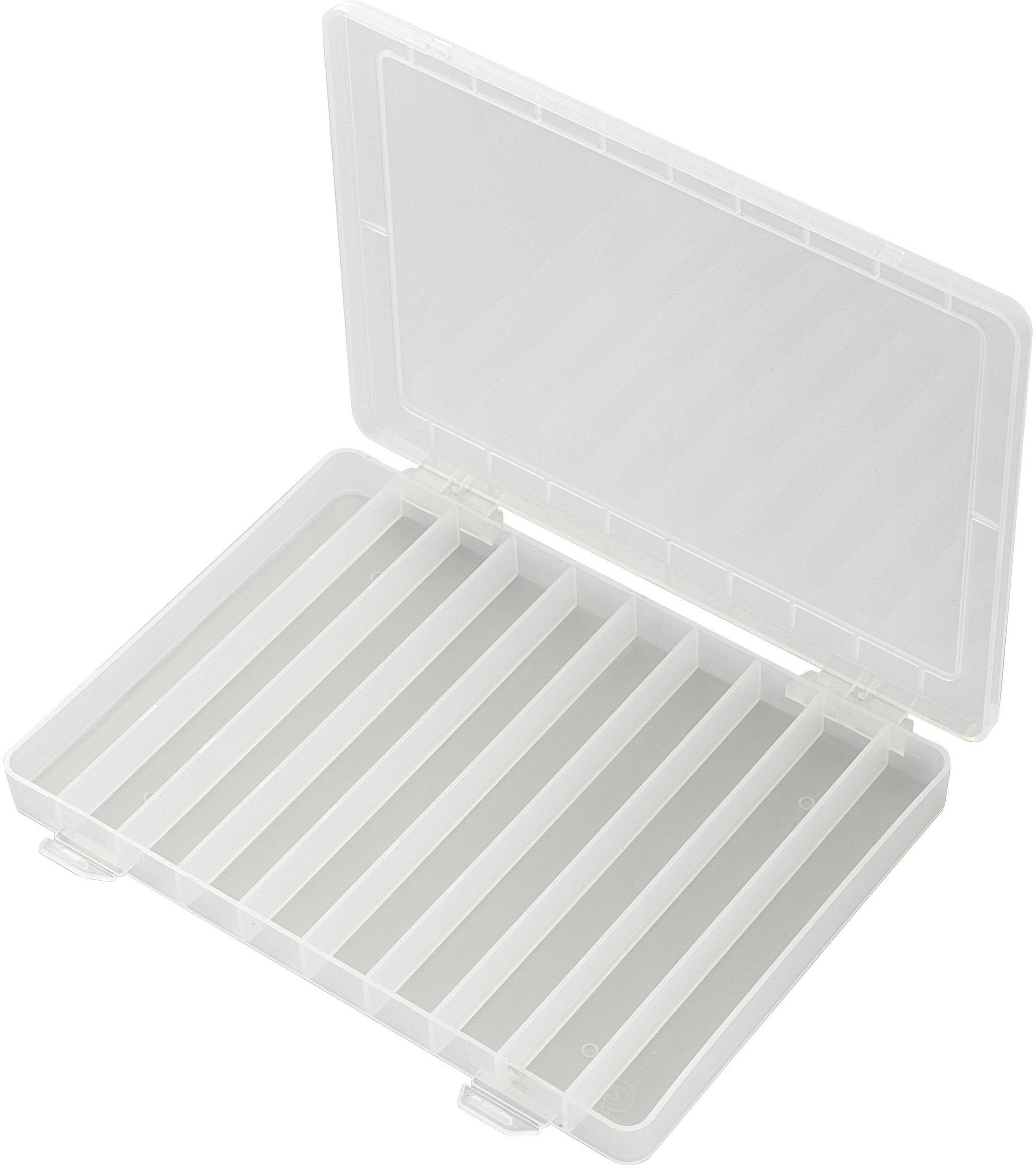 TRU COMPONENTS PP10-01 Skrzynka (D x S x W) 252 x 175 x 20 mm Ilość przegród: 10 stały podział Opis 1 szt. - obrazek 1