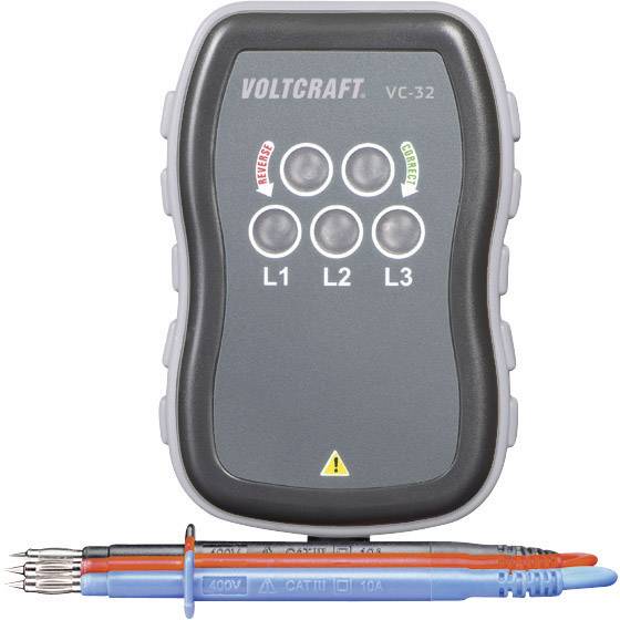 Tester kolejności faz VOLTCRAFT VC-32 CAT III 440 V - obrazek 1