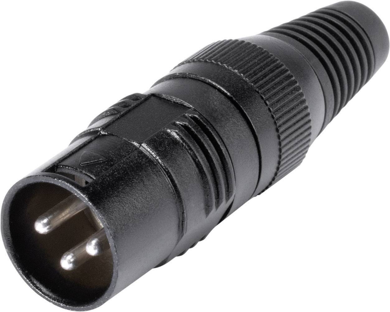 Złącze kablowe XLR, męskie, 3-Pin Hicon HI-X3CM-M - obrazek 1