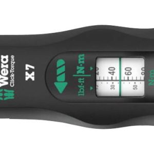 Wera Click-Torque X 7 05075657001 Klucz dynamometryczny do nasadek nasadowy kwadrat 14 x 18 mm 10 – 100 Nm