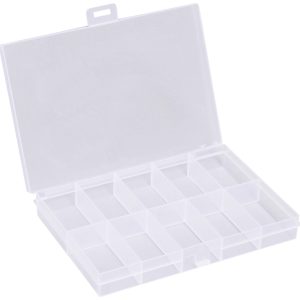 Quadrios 23SA089 Skrzynka (D x S x W) 13 x 9 x 1.8 cm Ilość przegród: 10 stały podział sztuka Opis 1 szt.