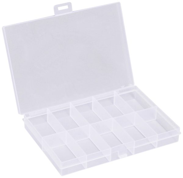 Quadrios 23SA089 Skrzynka (D x S x W) 13 x 9 x 1.8 cm Ilość przegród: 10 stały podział sztuka Opis 1 szt.