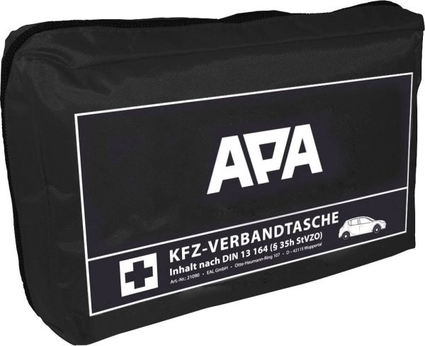 APA 21090 Apteczka samochód (D x S x W) 25.5 x 25.5 x 7 cm DIN 13164 02-2022 1 szt.