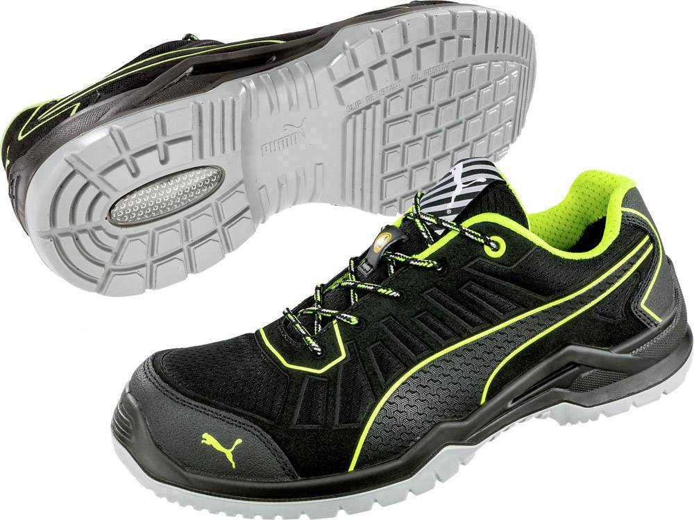 PUMA Fuse TC Green Low 644210-49 ESD Obuwie ochronne S1P Rozmiar buta (EU): 49 czarny, zielony 1 szt. - obrazek 1