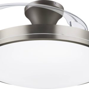 Philips LED Atlas Wentylator sufitowy 28 W, 35 W (Ø x W) 490 mm x 418 mm nikiel podświetlenie, timer Philips LED Atlas Wentylator sufitowy 28 W, 35 W (Ø x W) 490 mm x 418 mm nikiel podświetlenie, timer