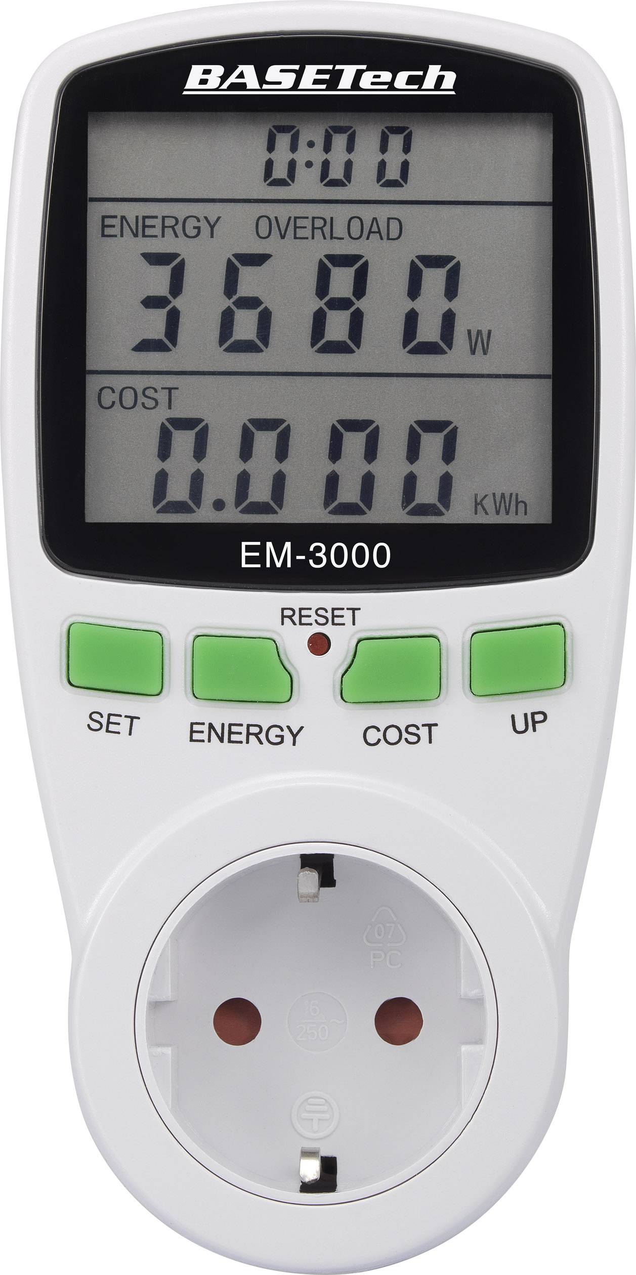 Licznik kosztów energii Basetech EM-3000 BT-1611632 - obrazek 1