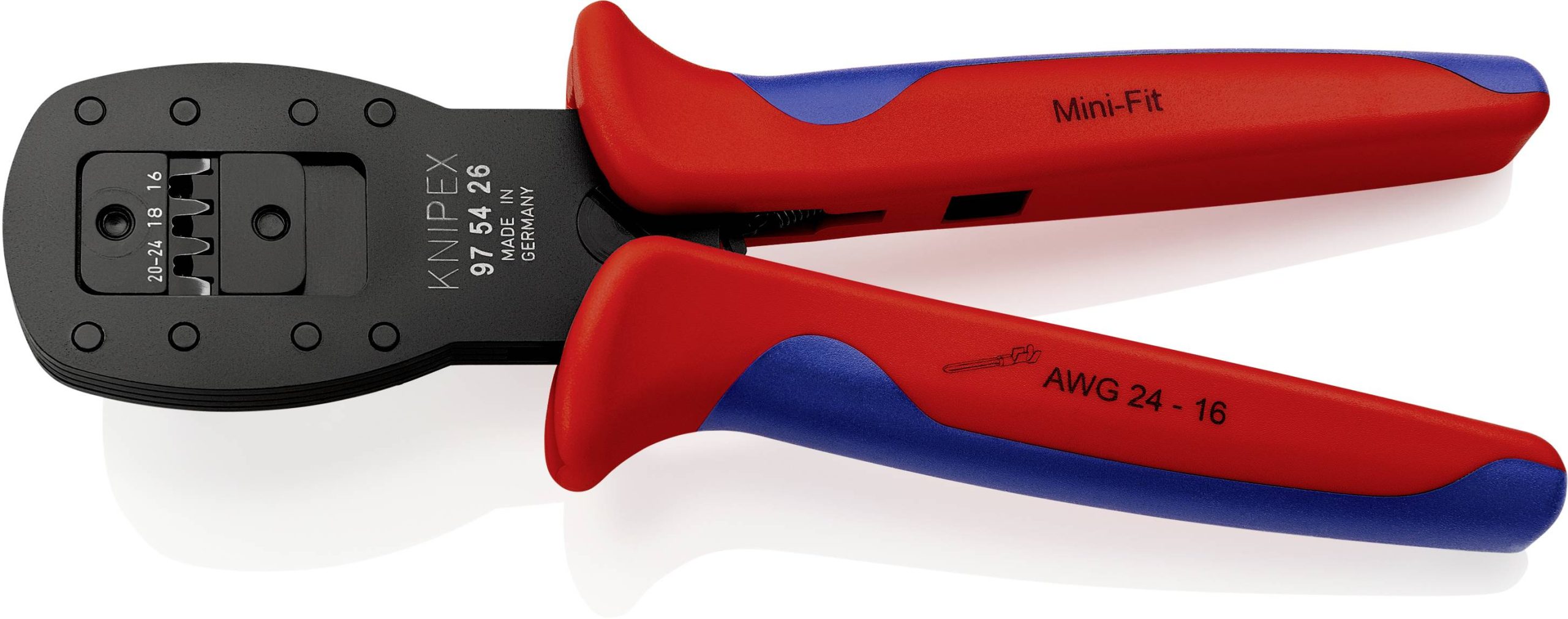 Knipex Knipex-Werk 97 54 26 Zaciskarka Mini Fit funkcja pomocy w pozycjonowaniu złącze męskie D-SUB - obrazek 1