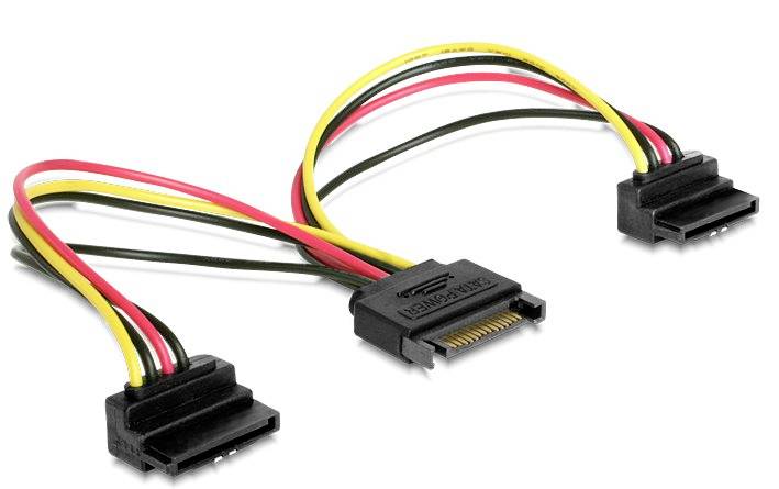 kabel SATA Delock Delock - Netz-Splitter - SATA-Stromstecker (W) 60128, 0.15 m, 1 szt. - obrazek 1
