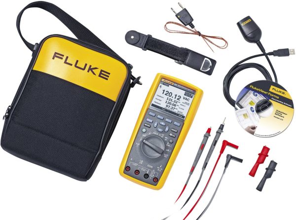 Fluke 289/FVF/EUR Multimetr cyfrowy wyświetlacz graficzny, rejestrator danych, LoZ CAT III 1000 V, CAT IV 600 V Wyświetl