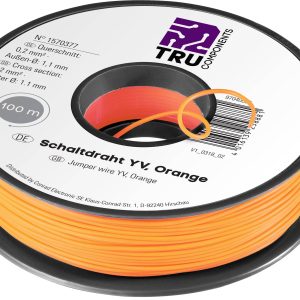 TRU COMPONENTS 1572470 Przewód połączeniowy Yv, 1 x 0.20 mm², 25 m TRU COMPONENTS 1572470 Przewód połączeniowy Yv, 1 x 0.20 mm², 25 m